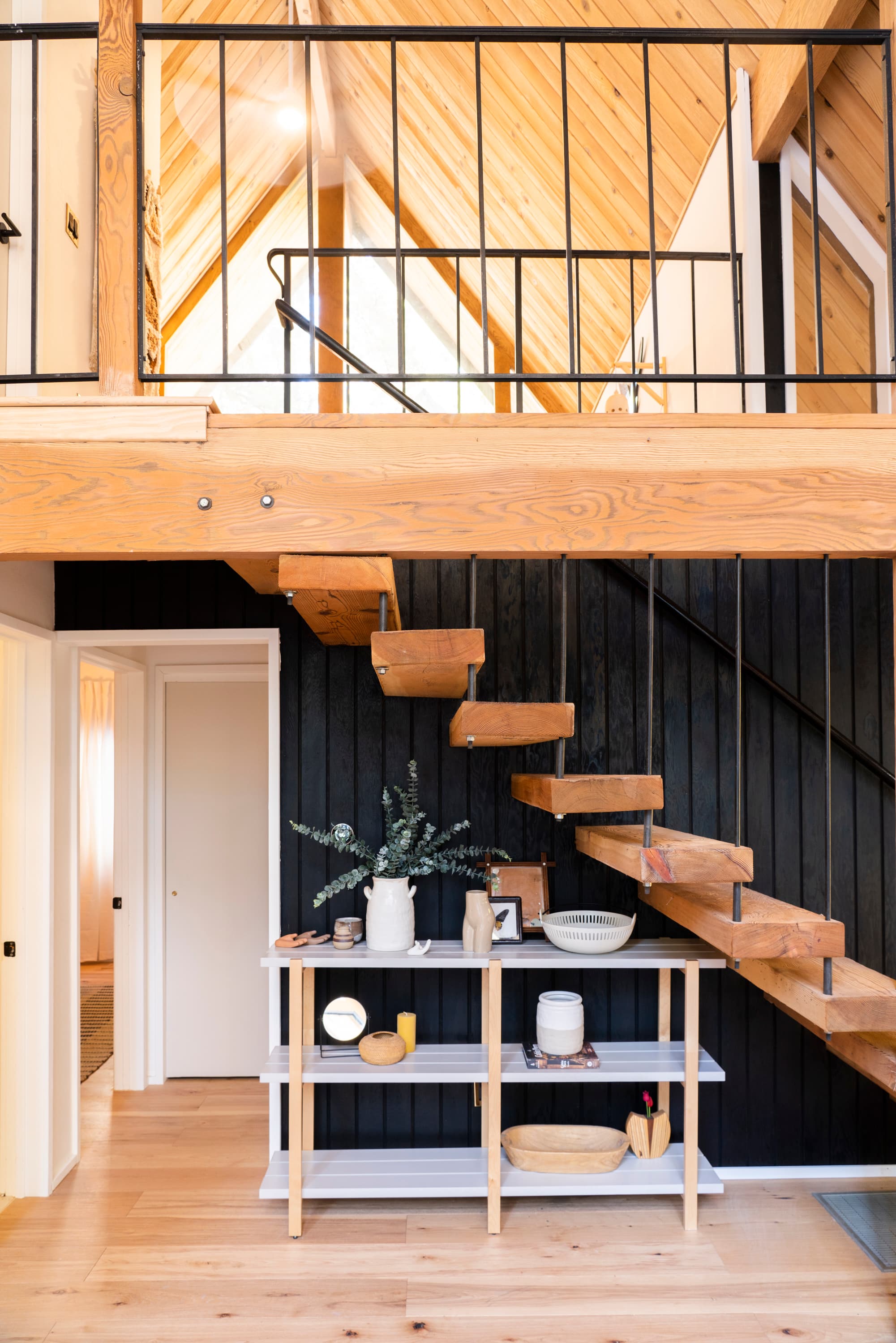 Designer A-Frame Cabin in the Trees